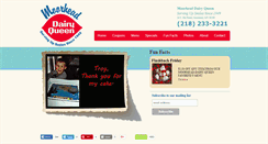 Desktop Screenshot of moorheaddairyqueen.com